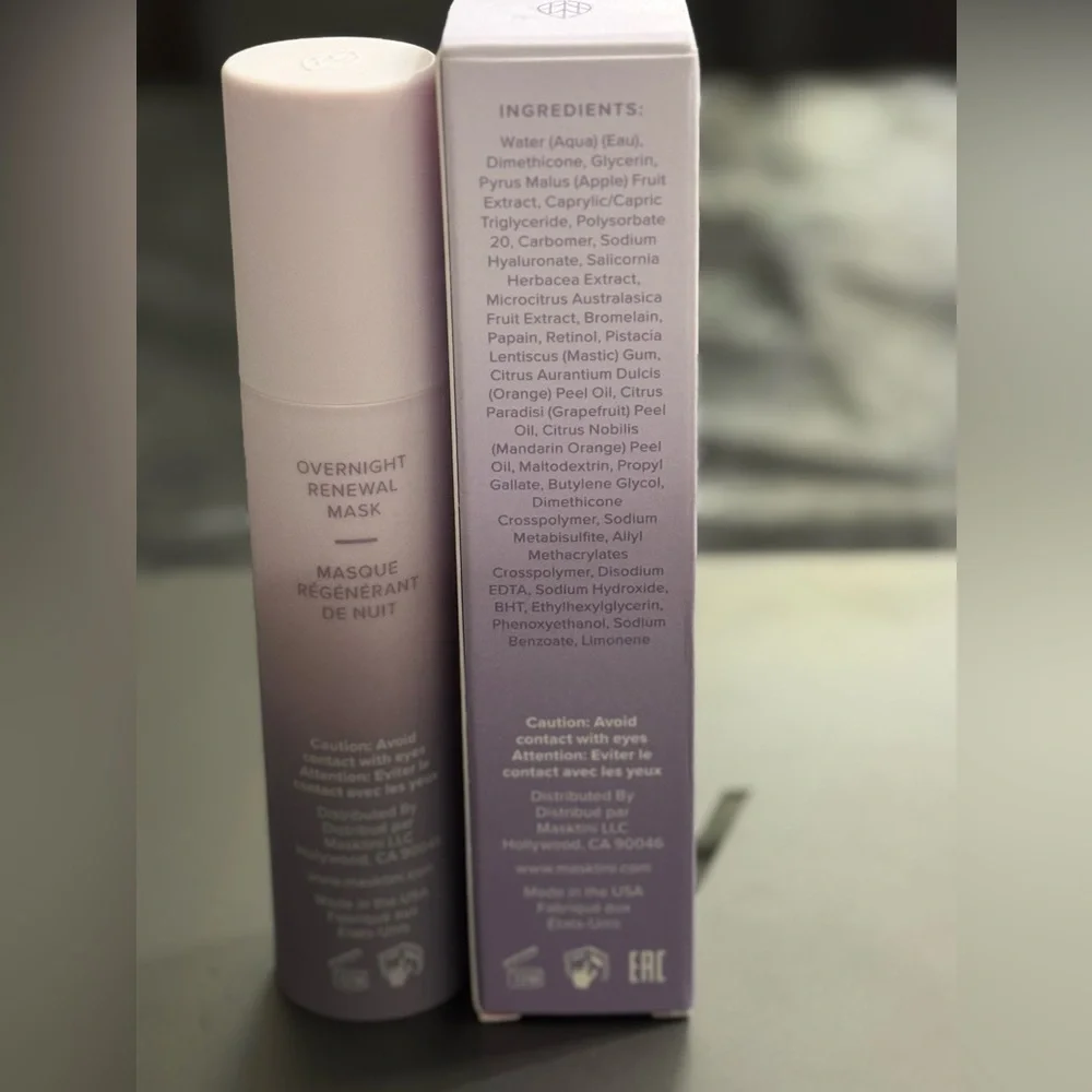 NIB Masktini Night Ranger Overnight Renewal Mask